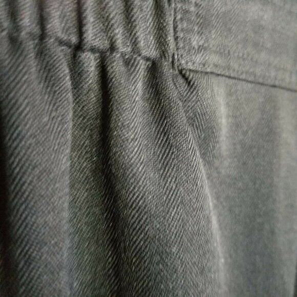 Draper's & Damon's Womens Size 8P Black Solid Elastic Waist Trouser Pants - Picture 6 of 9